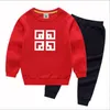 Set di vestiti per neonati di alta qualità Autunno Casual Abbigliamento per bambina Abiti per bambini Felpe + pantaloni sportivi Set per bambini primaverili