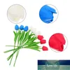 Decorative Flowers & Wreaths 9Pcs Fake Tulip Home Flower Arrangement Artistic Branch Decor Factory price expert design Quality Latest Style Original Status