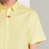 Mark Fairwhale 2022 Summer Men Casual Shirt Lobster Embroidery Single Breasted Stand Collar Tops 718203022043 Men's Shirts