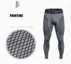 Mens Gym Fitness Quick-Drying Tight Pants Training Elastic Sports Jogger Printing Man Fashion Running Trousers for Men Leggings Sweatpants