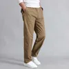 Pantalons décontractés pour hommes Printemps Automne Coton Multi-poches Cargo Hommes Salopette Longue Pantalon Droit Plus Taille 6XL 210715
