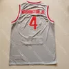 MI08 2021 NEW NCAA COLLEGE OHIO State Buckeyes 농구 저지 4 Duane Washington Jr. 그레이 드롭 운송 크기 S-3XL