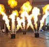 3 Heads Fire Machine Triple Flame Thrower DMX Control Spray 3M for Wedding Party Stage Disco Effects