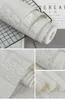 Wallpapers Waterdichte Vintage 3D Stone Wallpaper Retro PVC Letter Gedrukte Muur Brick Woonkamer Restaurant Rustieke Geweven Decor