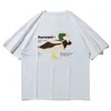 LACIBLE Fashion Duck Print T Shirt Men Hip Hop Harajuku Cotton T-shirts 2021 Summer Fashion Streetwear Casual Short Sleeve G1229