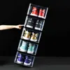 Detachable Transparent Thickened Plastic Clear Shoe Box Stackable Combination Shoes Container Boxes Organizer Bins Storage Dust-proof Cabinet HY0198