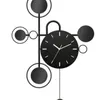 Nordic Sala de estar Home Moda Moderna Minimalista Criativo Personalidade Muda Clock Art Decoração Wall Watch 210414