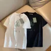 T-shirt de manga curta de algodão com padrão de tesoura Paris para homens e mulheres, confortável e respirável tamanho S-5XL
