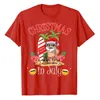 Męskie koszulki Męskie T-shirty 2022 Anime T-shirt Boże Narodzenie w lipcu Koszula Funny Santa Summer Beach Super Edge Cotton Harajuku