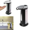 Set di accessori per il bagno Dispenser automatico di sapone liquido intelligente senza tocco Pompa con sensore di movimento a infrarossi per bagno Cucina WC