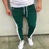 Calças nova marca homens longas calças menino casual sweatpants magro fitness tracksuit calças x0723
