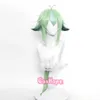 Genshin Impact Sucrose Cosplay 85 cm lange Perücke grüner Apfel Anime s hitzebeständige synthetische S Halloween Y0913