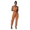 wholesale items pantsuit vest sportswear two piece set tracksuits outfits sexy sleeveless y2k top trousers sweatsuit pullover legging suits klw7300