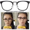 Óculos de Sol Quadros 28TF Comfy Silicone Óculos Eyeglasses Pads Nose Fino Nospads Para Ler óculos 10pcs