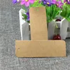 Bookmark Rectangle Shape Kraft Paper Hang Tags For Book Notebook Mark Decorations Christmas Gifts Blank Label 200Pcs/Lot 12x4cm