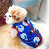 Elk sublimation blancs vêtements vêtements chiens vêtements hoode sweat à capuche d'automne polyester épaissie chandails épaissie style épaule molleton chaude pull de Noël snowflam bonhomme de neige