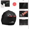 Capacete de bicicleta Capacete de motocicleta para homens e mulheres, capacete de dual lente modular cross-country, face completa, segurança, flip