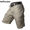 Sommer Militar Wasserdichte Taktische Cargo Shorts Männer Camouflage Armee Militär Kurze Männliche Taschen Baumwolle Rip-Stop Casual 210629