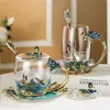 crystal water glasses set