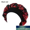 Dusch Caps Women Soft Satin Bonnet Elastic Wide Band Night Sleep Hat Chemo Hair Loss Cover Fashion Head Wrap Curly Springy Factor4792862