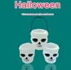 Halloween-heks emmer decoratie hanger benodigdheden schedel kleine mand snoep emmers heks jar hangers bar party rekwisieten locatie lay-out