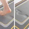 Kitchen Floor Long Carpets Non-slip Oil-proof Waterproof Rug Dirt-resistant Foot Pad Thick Leather Washable And Wipeable PVC Mat 211124