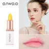 O.TWO.O Temperature Change Color Lip Balm Pink Hygienic Moisturizing Nutritious Jelly Lipstick Anti Aging Makeup Lips Care lipgloss gloss make up