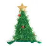 Créatif arbre de noël chapeau étoile chapeau de noël arbre ornements joyeux noël décor cadeaux faveur Naviidad Noel bonne année