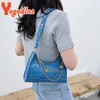 Borse da sera Yogodlns Moda Farfalla Catene Baguette Borsa Donna PU Spalla in pelle Luxury Ascellare Tote Zipper Mini Lady Purse