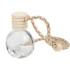 Bilparfymflaska Hängande glasflaskor Tomma Parfymer Aromaterapi Refillerbar diffusor Air Fresher Fragrance Pendant RRF12234