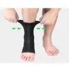 Bilek Desteği 4 Siyah Ayak Bileği Çorap Örgü Silikon Kaymaz Rahat Spor Brace Sprain Malzemeleri Spor Için