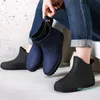 Homens de chuva de borracha deslizam na impermeável tubo de salto baixo PVC botas de chuva de trabalho botas masculinas 201223