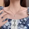 Collier tendance pour femmes, pendentif Alphabet M, bijoux cadeau, breloque de fête, chaîne clavicule, accessoires