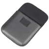 Borse portaoggetti Colore nero alla moda Cuffia Auricolare Cavo USB Custodia in pelle Custodia per il trasporto Contenitore