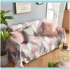 Filtar textilier hem Gardengeometriska vardagsrum moderna fulla Er-slip kasta filt för soffa möbler skyddande dekor1 drop leverera