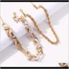 Pendant Necklaces N8055 Accessories Creative Nightclub Hip Hop Resin Set Necklace Fashion Brand Jewelry Dqgrh Hdhkl