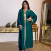 Roupas étnicas MD 2021 Ramadan Dubai Abayas Para Mulheres Caftan Marocain Turquia Moda Muçulmana Vestidos com Capuz Jalabiya Islâmico Kimon2682