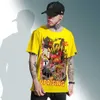 Patates kızartması saldırısı ayaklanma karşıtı erkek kısa kollu t-shirt orijinal moda marka hip hop punk kişilik Titan 210629