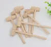 Mini Drewniane Hammer Balls Foller Wymiana Drewniane Mallety Biżuteria DIY Crafts SN3164