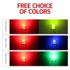 3mm runda LED 3-pin Bicolor Dip Red Blue Green Diffused Strips