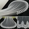 High Quality 3-Meter One Layer Elegant Luxury Long Wedding Veil Bridal Veils Sequins Lace Veil with Metal Comb