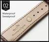 Watch Bands 20mm 21mm 22mm Crocodile Genuine Leather Band Alligator Full-grain Watchband Black Brown Wrist Replace Strap188Z