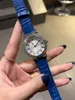 Marca relógios de pulso mulheres senhoras menina estilo cristal colorido pulseira de couro quartzo relógio de luxo Di30