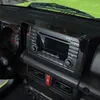 Cadre de Navigation GPS pour tableau de bord ABS, pour Suzuki Jimny 19 +, en Fiber de carbone, 1 pièce