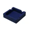 Colorful Silicone 25MM Cigar Ashtrays Dry Herb Tobacco Cigarette Holder Smoking Portable Bracket Design Container Ashtray Innovative DHL