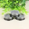 3g Round Plastic Jars Bottle with Clear Lids Refillable Makeup Cream Eyeshadow Lip Balm Sample Storage Container Pot Packing