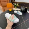 2021 top designer femmes hommes brillant pantoufles été mode homme femme plat plage diapositives couples cool sandales avec boîte grande taille 35-46