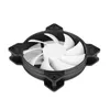 Ventoinhas de resfriamento de computador WAYLEXSTA PC Cooler Fan 120mm Case Silent 12CM CPU Cooling RGB Quiet 12V DC PWM 4Pin Adjust Speed Rose22