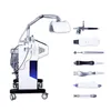 Kraftfull 8 i 1 Hydroxygen Facial Oxygeny Water Hydra Facpel Oxygen Spray Gun Hydro Dermabrasion Vakuum LED Light Therapy Beauty Machine