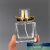 10pcs 30 ml Perfuge transparent Bouteille Portable Voyage Rechargeable Cosmétiques Tête de pulvérisation en aluminium vide